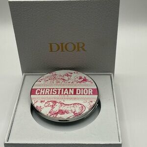 Christian Dior Exclusive Toile de Jouy Pink Tiger Pocket Mirror - GWP